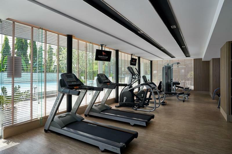 The Park Nine Hotel Suvarnabhumi Bangkok Exteriér fotografie The gym at the hotel